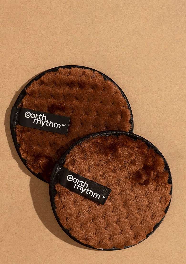 Earth Rhythm Set Of 2 Makeup Removal Reusable Cleansing Pads - Indya