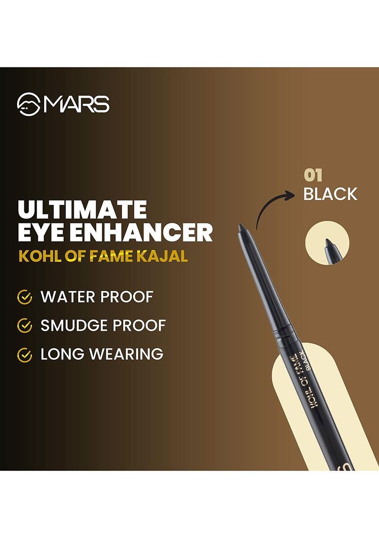 Mars 12 Shade Smoky Eyes Eyeshadow Palette With Smudge Proof Mascara Kajal