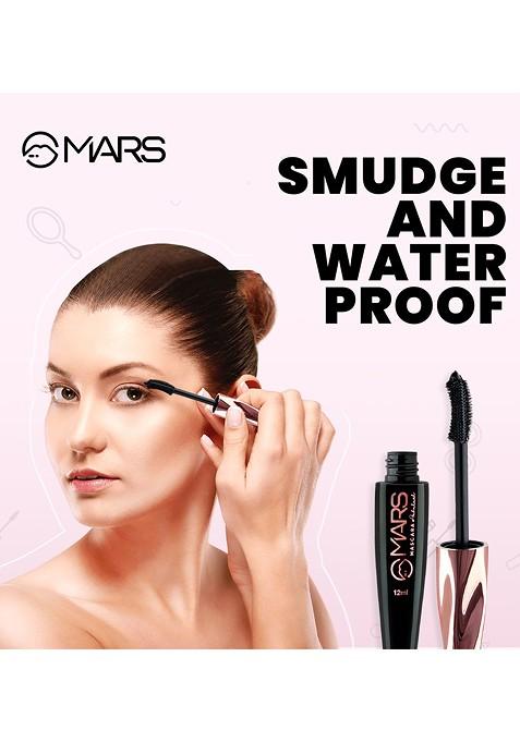 Mars 12 Shade Smoky Eyes Eyeshadow Palette With Smudge Proof Mascara Kajal