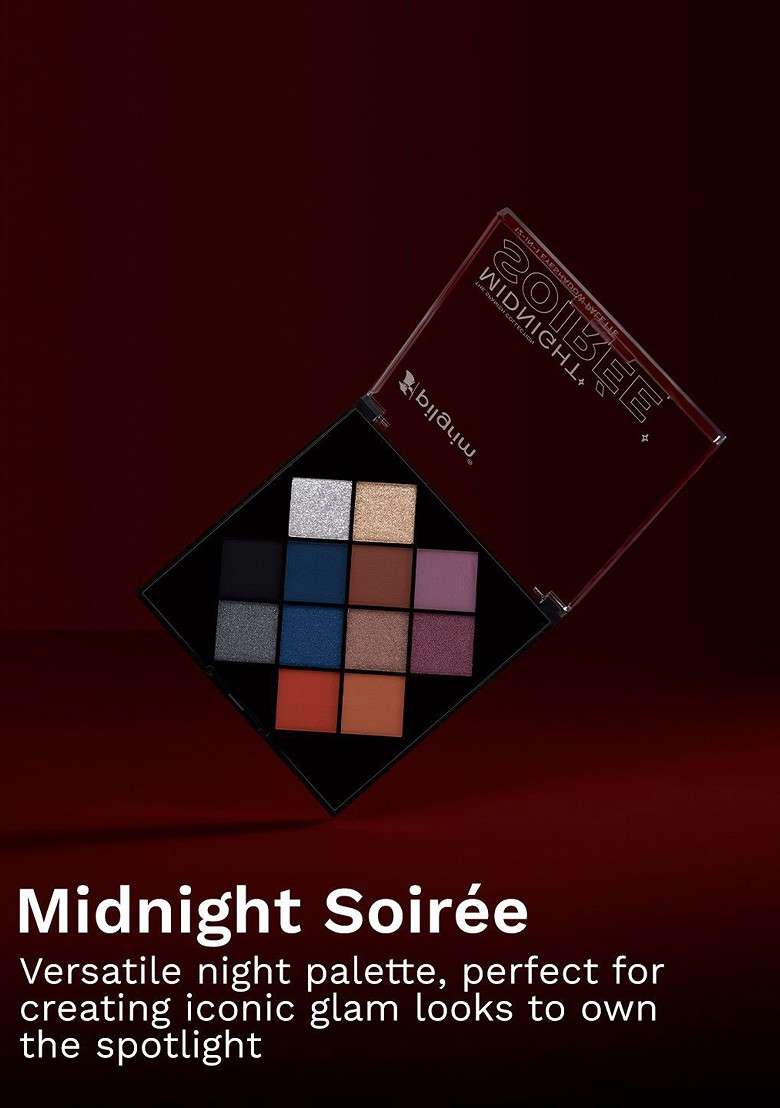 Pilgrim The Spanish Collection 12 In 1 Eyeshadow Palette 24G Midnight Soiree - Indya
