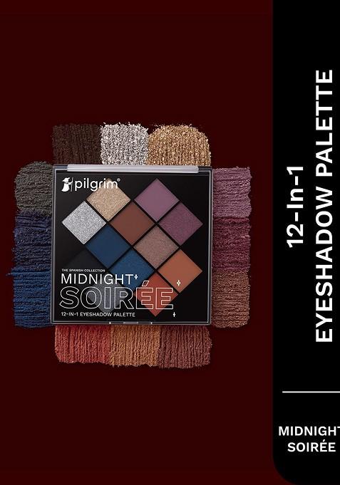Pilgrim The Spanish Collection 12 In 1 Eyeshadow Palette 24G Midnight Soiree