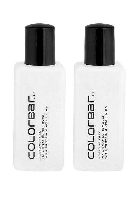 Colorbar Set Of 2 Nail Enamel Remover With Protein Vitamin B5 110Ml Each