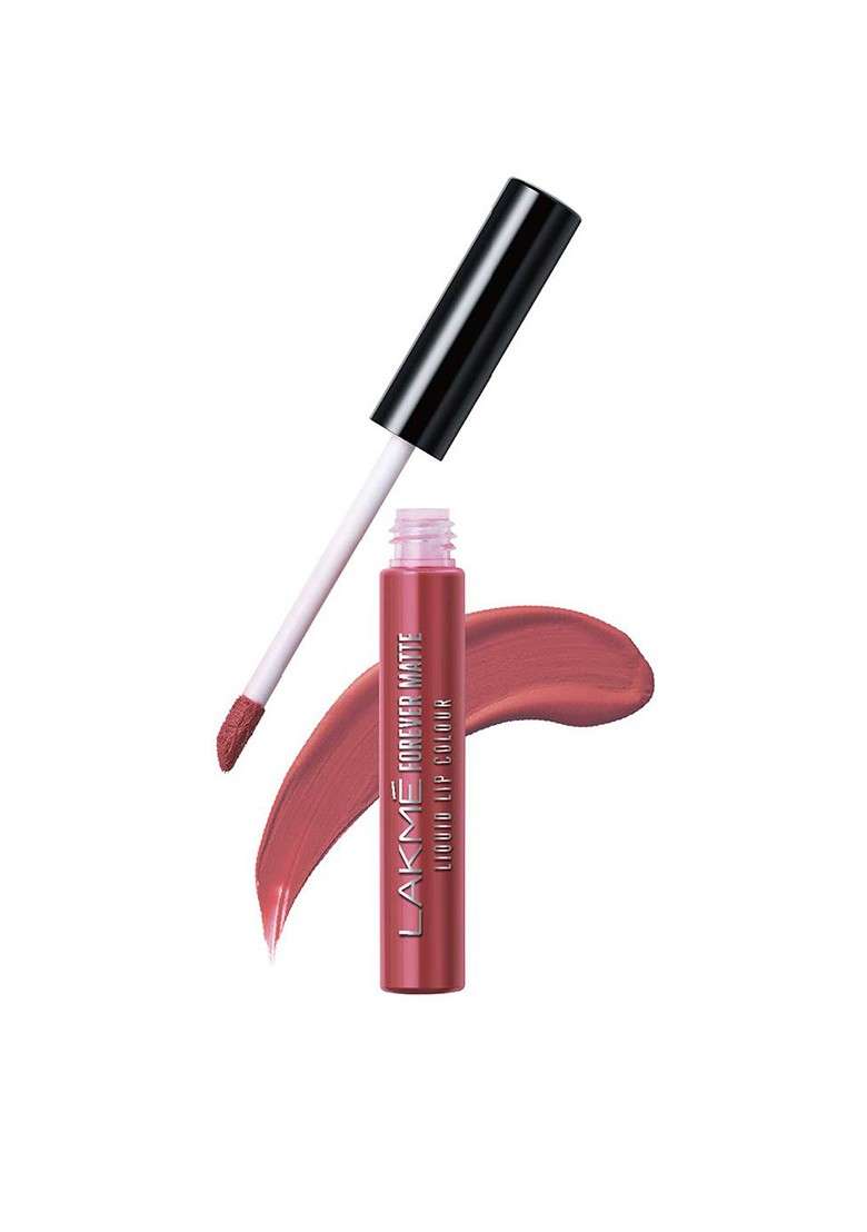 Lakme Set Of 3 Forever Matte Liquid Lip Colour 5 6Ml Each Red Cherry Wine Glow Pink Ballet - Indya