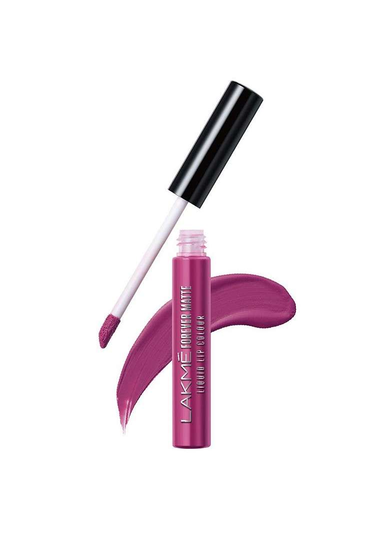 Lakme Set Of 3 Forever Matte Liquid Lip Colour 5 6Ml Each Pink Trip Nude Latte Coral Sense - Indya