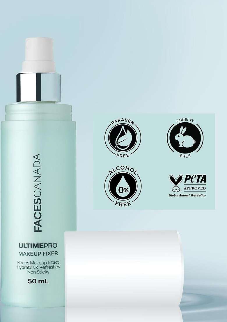 Faces Canada Set Of Weightless Matte Foundation Natural 02 Ultime Pro Makeup Fixer - Indya