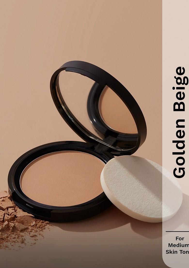 Pilgrim Matte Finish Compact Powder 9G Golden Beige 215