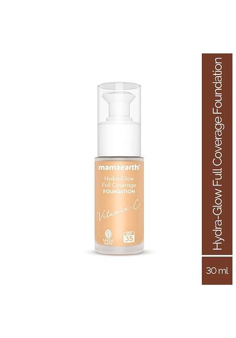 Mamaearth Hydra Glow Full Coverage Foundation With Vitamin C 30Ml Crme 02