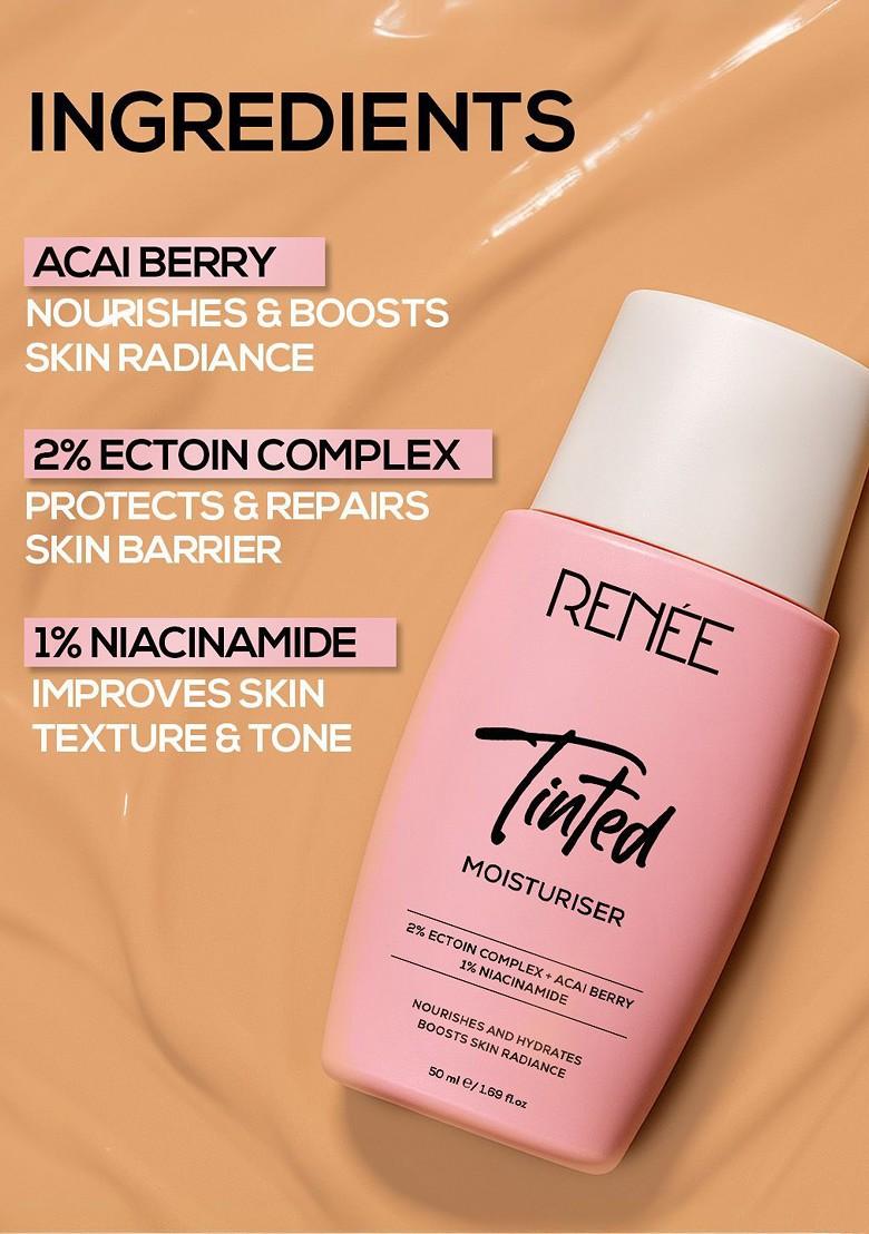 Renee Tinted Moisturizer With Niacinamide Acai 50 Ml Sunkissed Sand 03