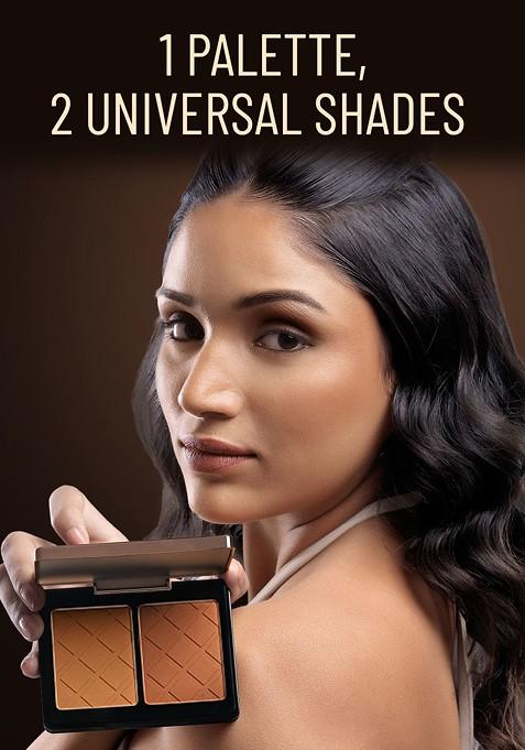 Pac 2 Colours Spotlight Bronzer Palette 11G