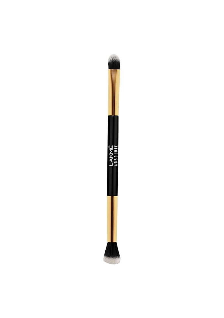 Lakme Absolute Makeup Master Tools Dual Ended Eyeshadow Brush For Effortless Application - Indya