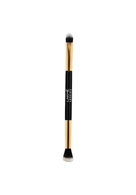 Lakme Absolute Makeup Master Tools Dual Ended Eyeshadow Brush For Effortless Application