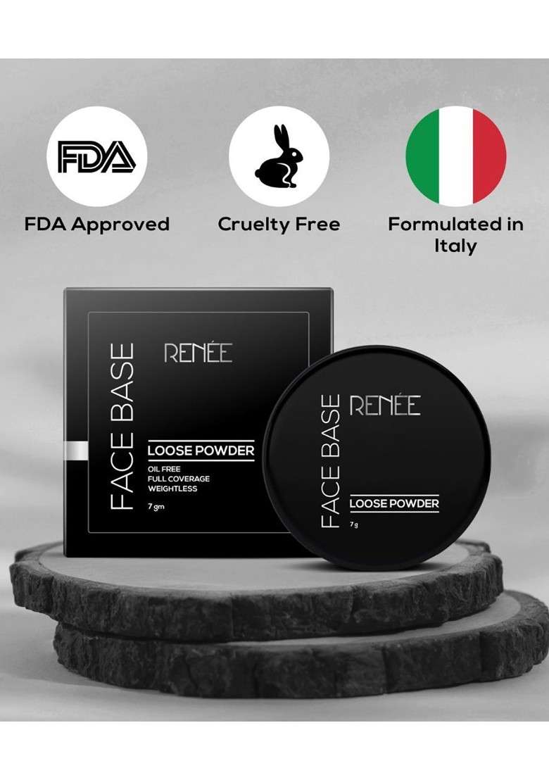 Renee Face Base Loose Powder Translucent 7G - Indya