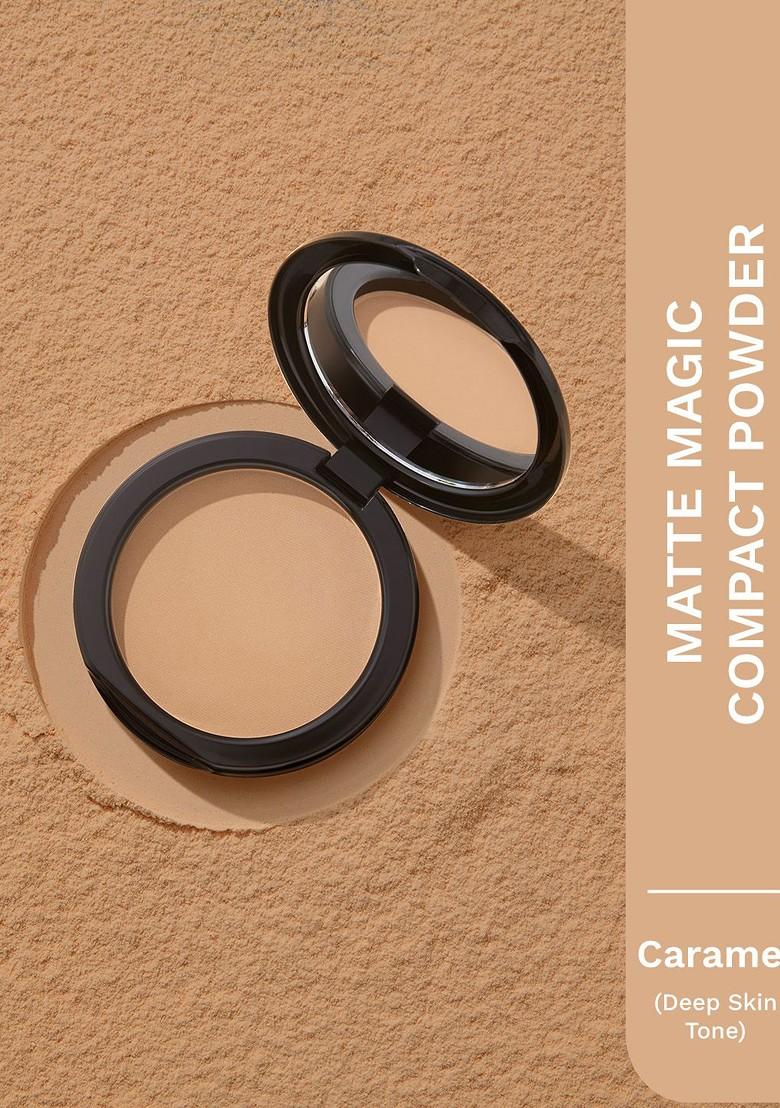 Pilgrim Matte Magic Compact Powder With Spf 25 7 G Caramel