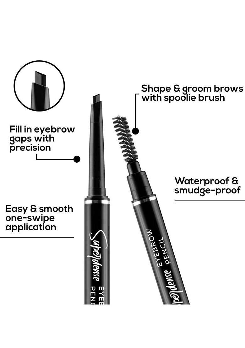 Renee Superdense Eyebrow Pencil 0 4G Black - Indya