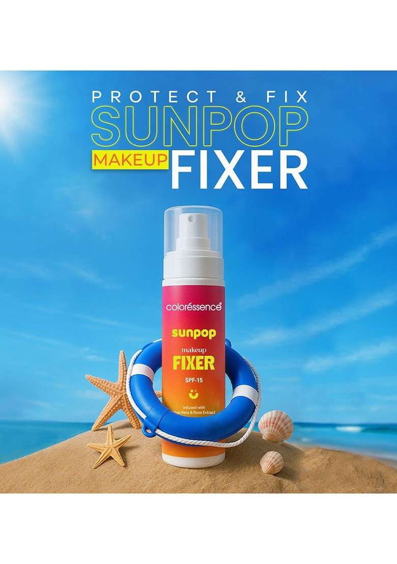 Coloressence Sunpop Makeup Fixer Spf 15 100 Ml - Indya