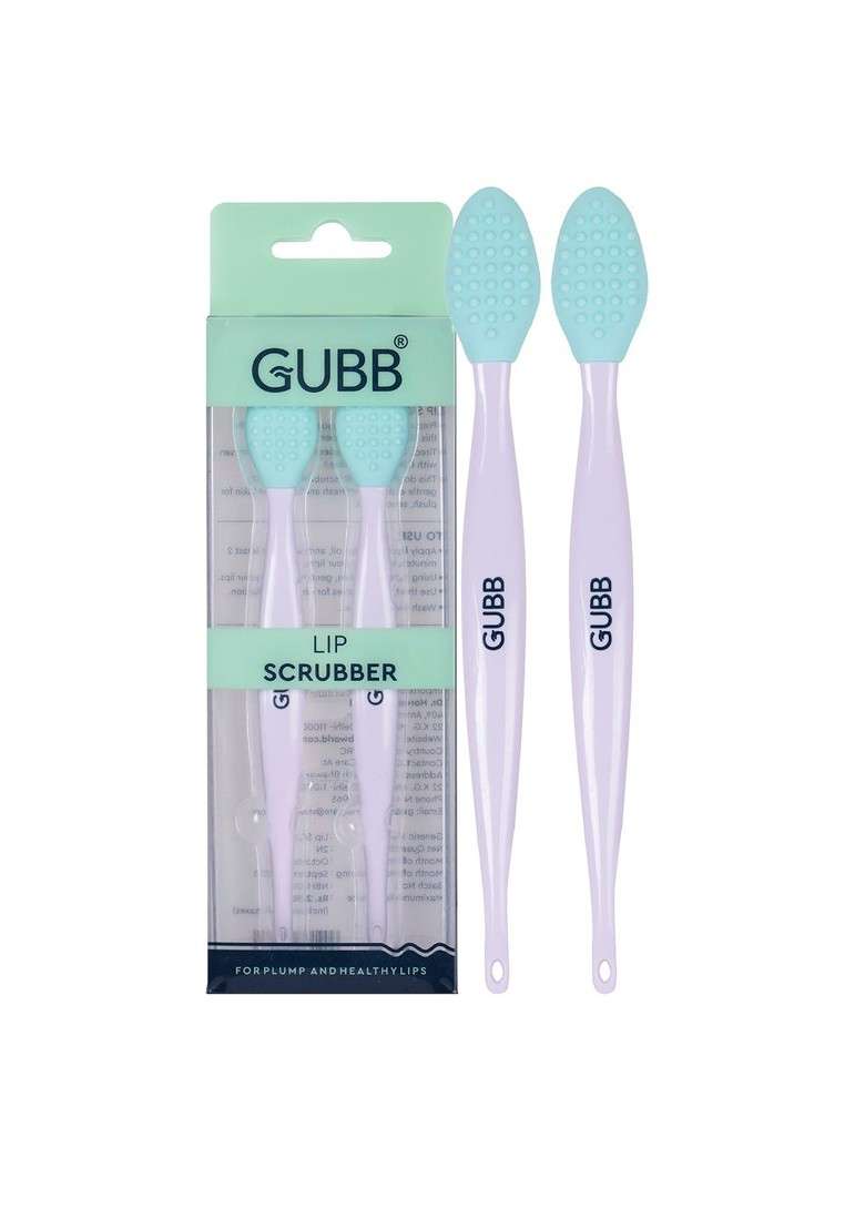 Gubb Set Of 2 Silicone Exfoliating Lip Scrubber Brush - Indya