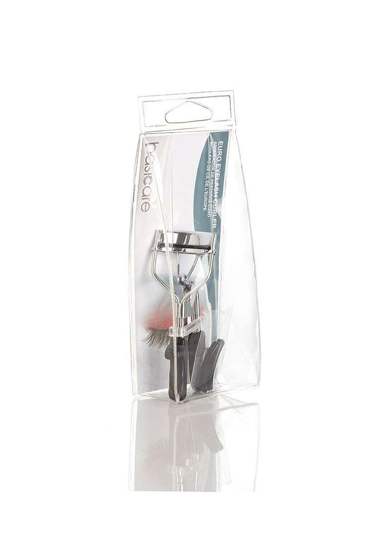 Basicare Women Silver Euro Eyelash Curler With Black Plastic Handles - Indya