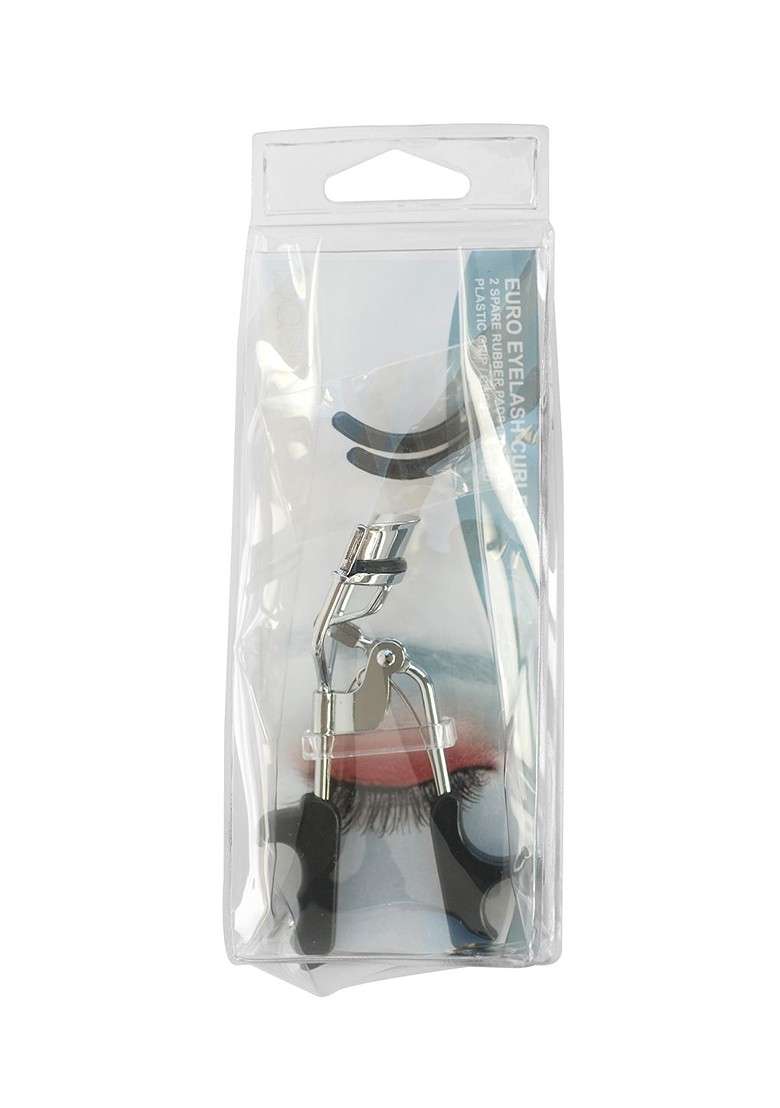 Basicare Women Silver Euro Eyelash Curler With Black Plastic Handles - Indya