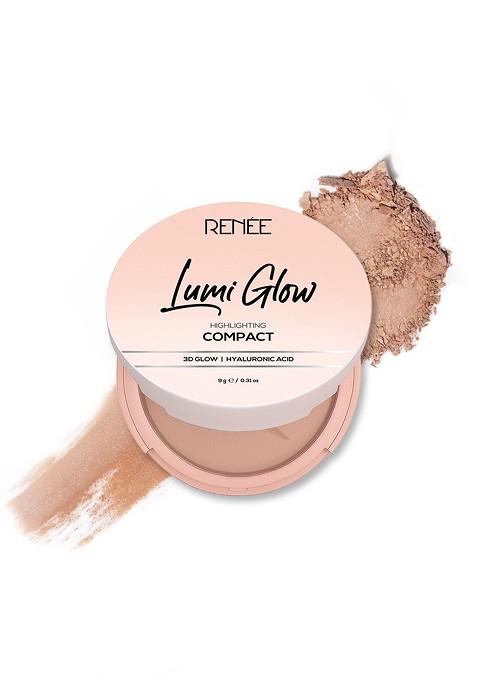 Renee Lumi Glow Highlighting Compact 9 G Suede Caramel