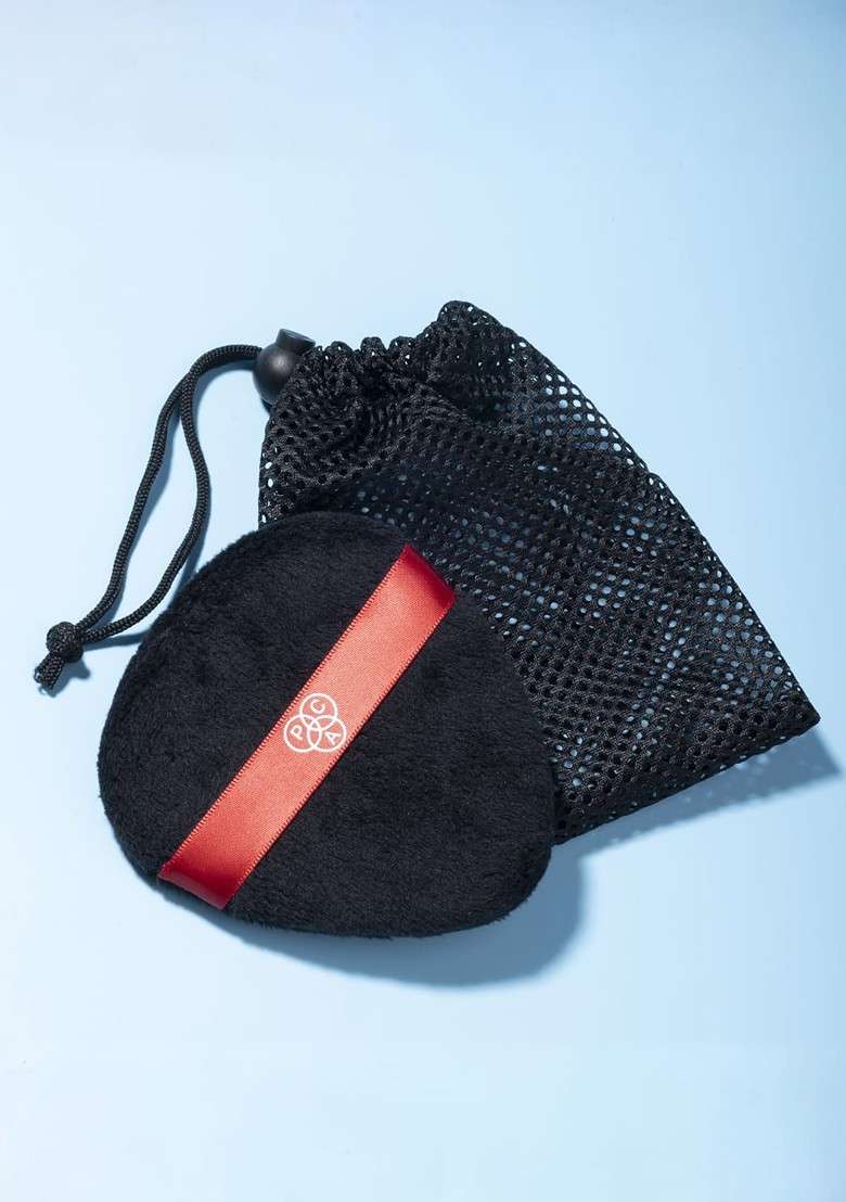 Pac Power Puff For Makeup Remover Toner Contour Powder Black - Indya