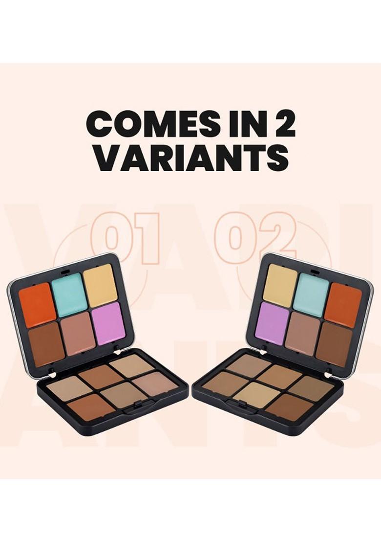 Mars Cover Rangers Concealer Color Corrector Contour Palette 24Gm 02