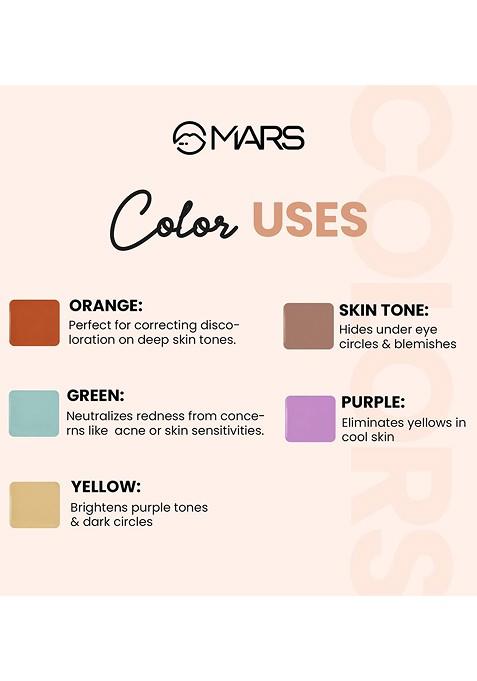 Mars Cover Rangers Concealer Color Corrector Contour Palette 24Gm 02