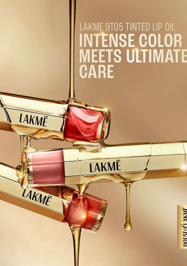 Lakme 9To5 Overtime Shine Tinted Lip Oil Gloss With Almond 5 3Ml Cocoa Truffle - Indya
