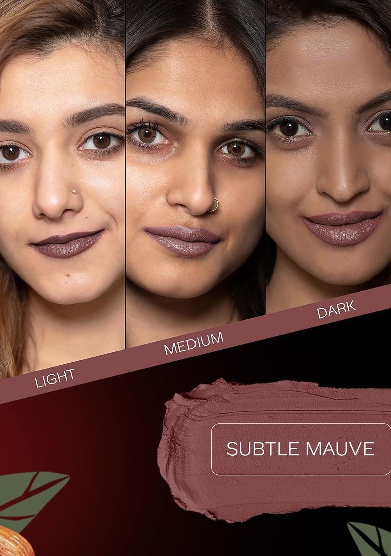 Faces Canada Weightless Matte Finish Hydrating Lipstick With Almond Oil Subtle Mauve 10