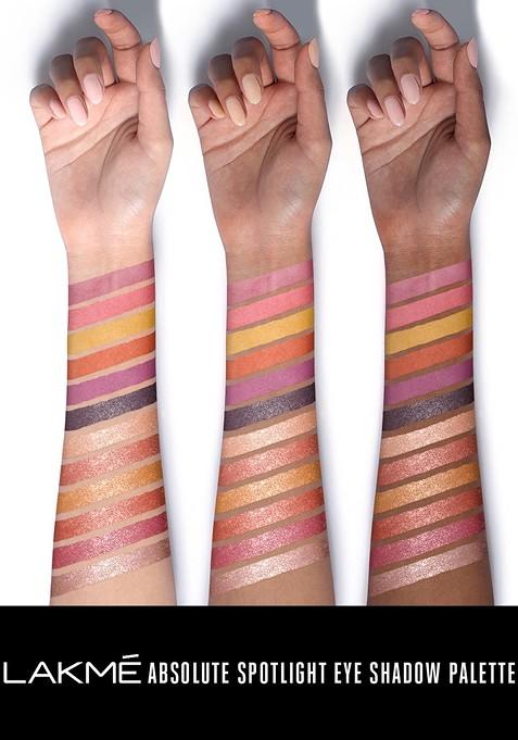 Lakme Glitterati Chroma Chic Eye Shadow Palette For Rich Color Payoff 12G Sundowner