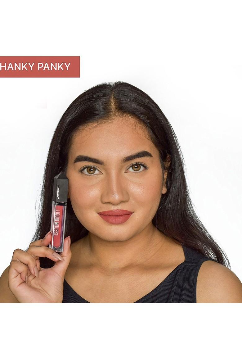 Love Earth Liquid Mousse Matte Long Lasting Lipstick 6Ml Hanky Panky 122