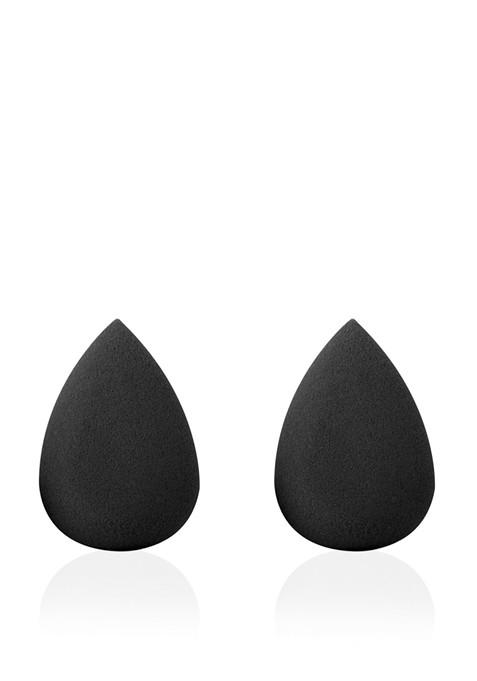 Pac Mini Sponge Set Water Drop Black 2 Pc