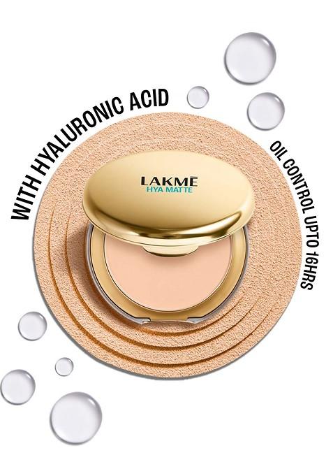 Lakme 9To5 Hya Matte Pressed Powder With Hyaluronic Acid 16Hr Oil Control 9G Nude