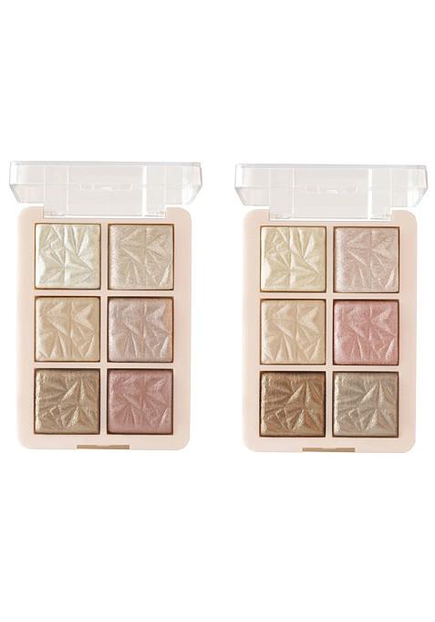 Mars Set Of 2 Illuminating Highlighter Blusher Glowzilla Palette 12G Each Shades 02 03