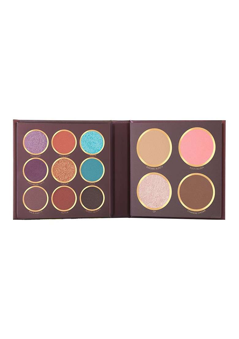 Mars Delhi Dil Walo Ki 9 Shade Eyeshadow With Highlighter Blusher Bronzer Contour 02 - Indya