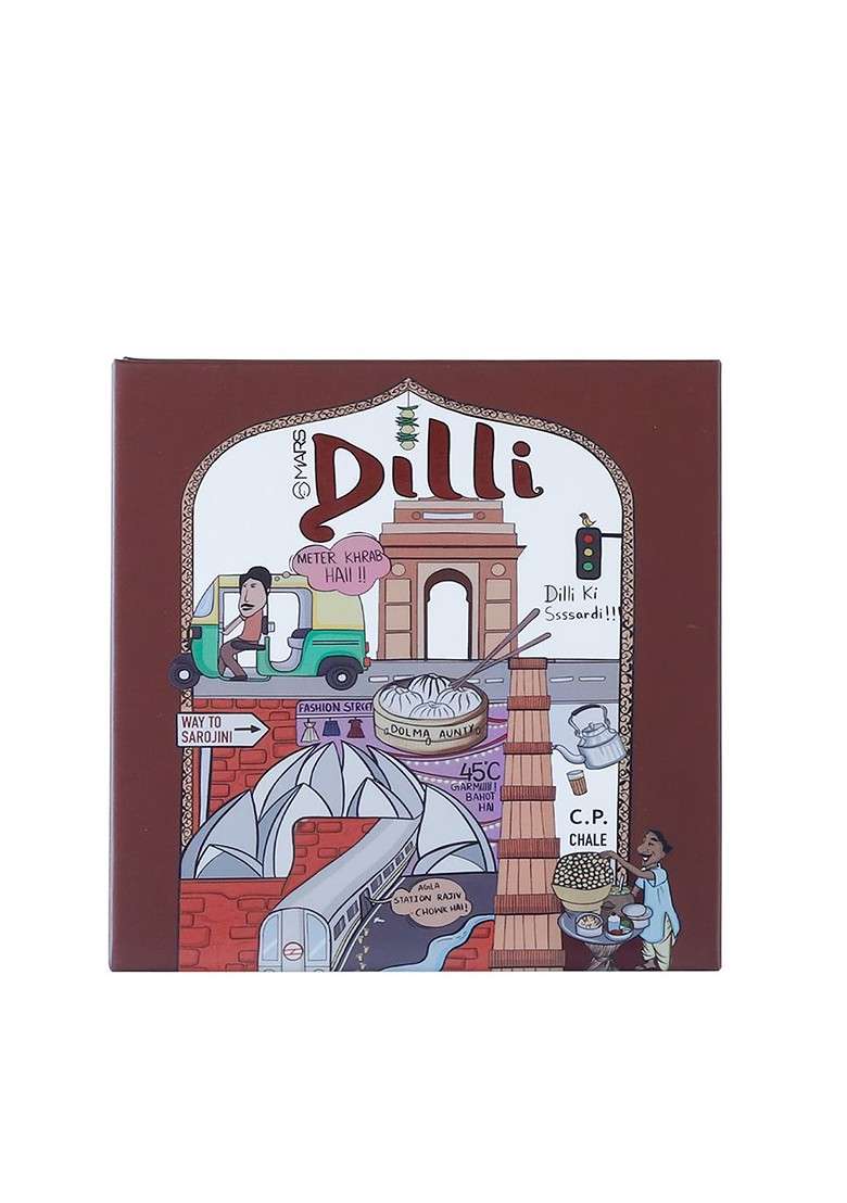 Mars Delhi Dil Walo Ki 9 Shade Eyeshadow With Highlighter Blusher Bronzer Contour 02 - Indya