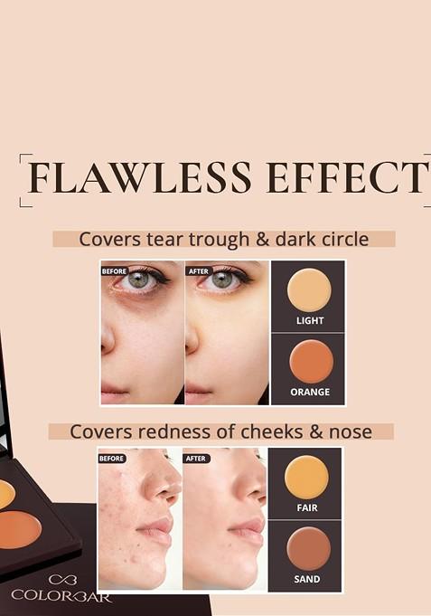 Colorbar 24Hrs Wear Concealer Palette 9 G Light Medium