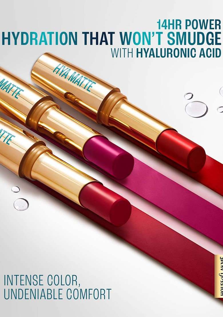 Lakme 9To5 Hya Matte Hydrating Smudgeproof Lipstick Lasts 14Hr 3 6G Coffee Break Nm4 - Indya