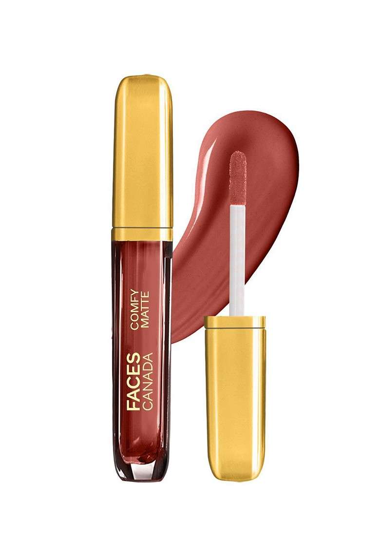 Faces Canada Comfy Matte Transfer Proof Liquid Lipstick 3 8Ml Lowkey Charm 30 - Indya