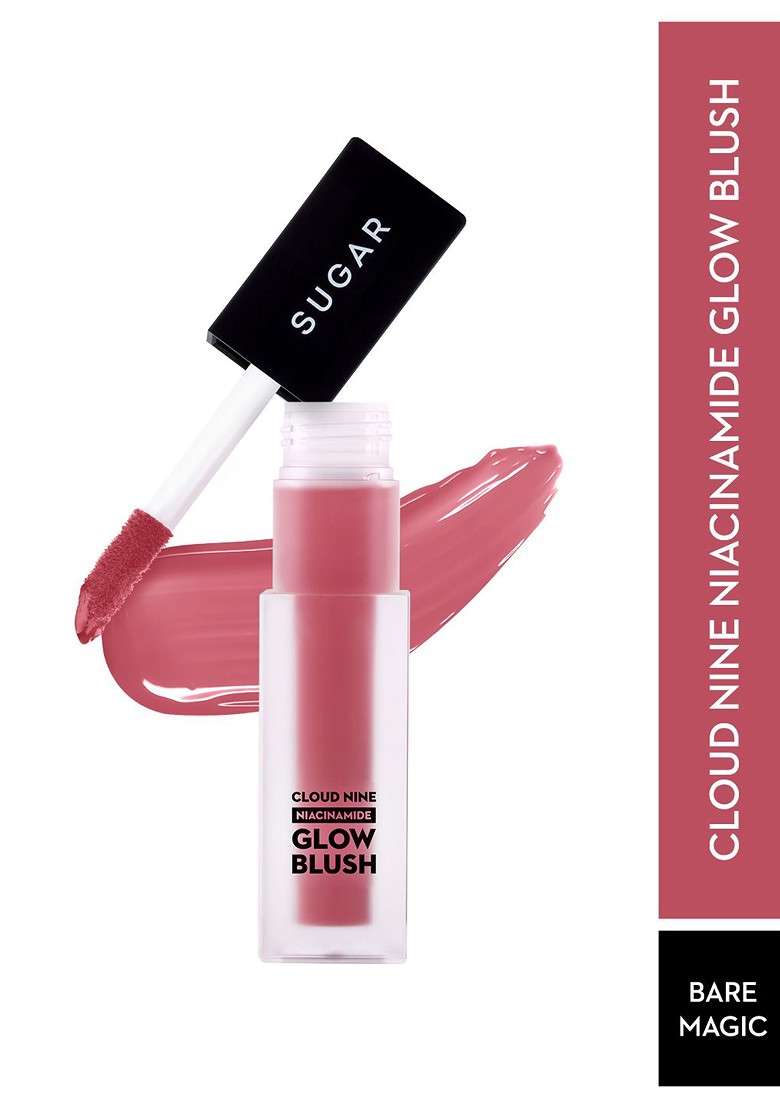Sugar Cloud Nine Niacinamide Glow Blush 7 6 Ml Bare Magic 01 - Indya