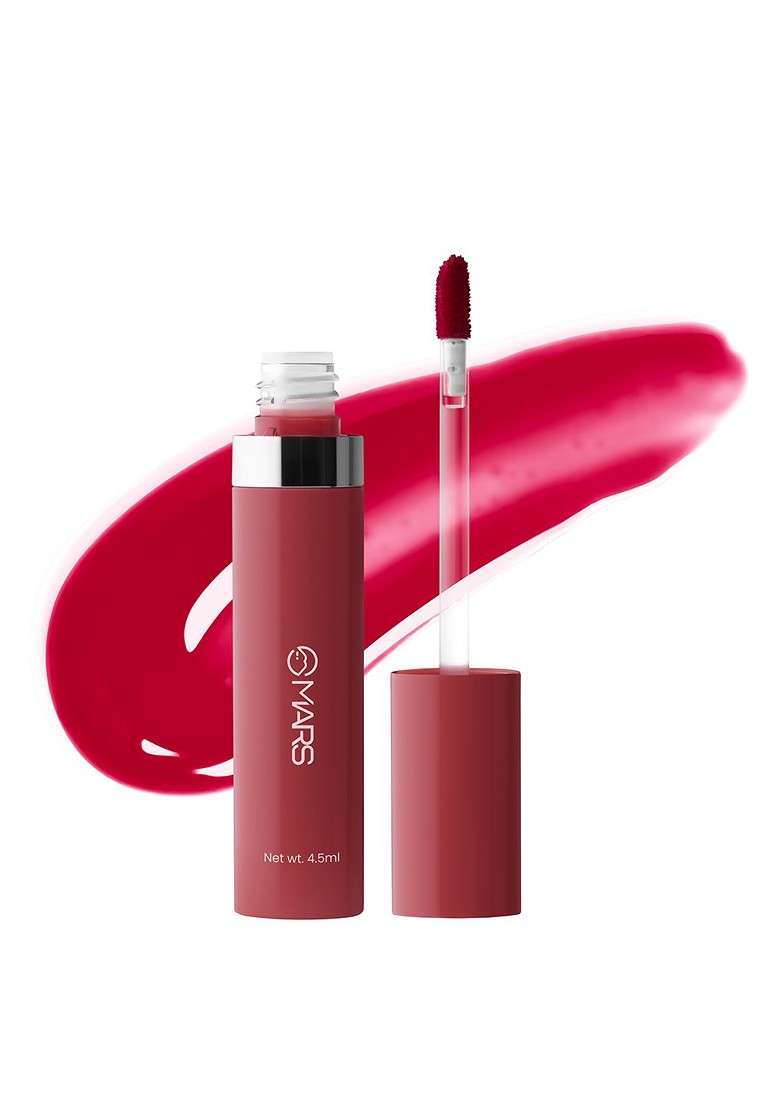 Mars Drip Long Lasting Glossy Finish Lip Mist 4 5 Ml Strawberry 04 - Indya