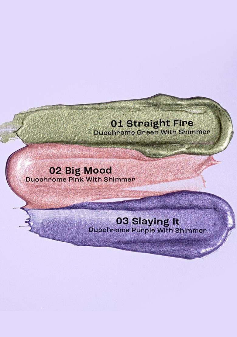 Sugar Play High Key Chrome Duochrome Green Eyeshadow Topper 4 2Ml Straight Fire 01 - Indya