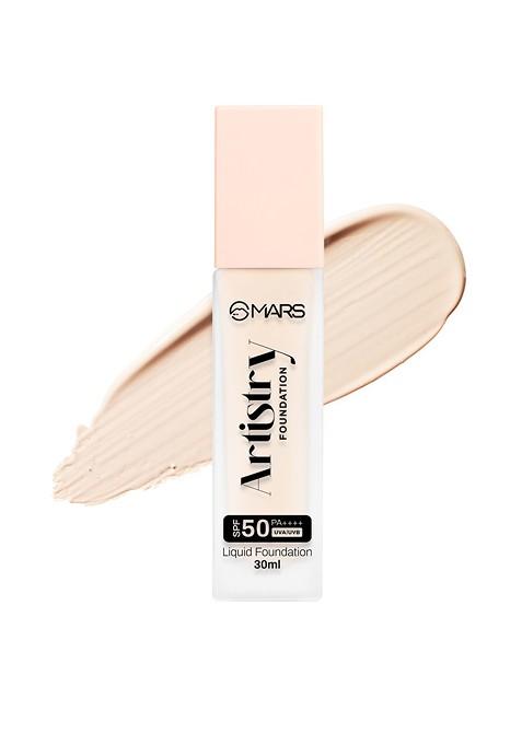 Mars Artistry Spf50 Pa Liquid Foundation 30 Ml Warm Vanilla 01