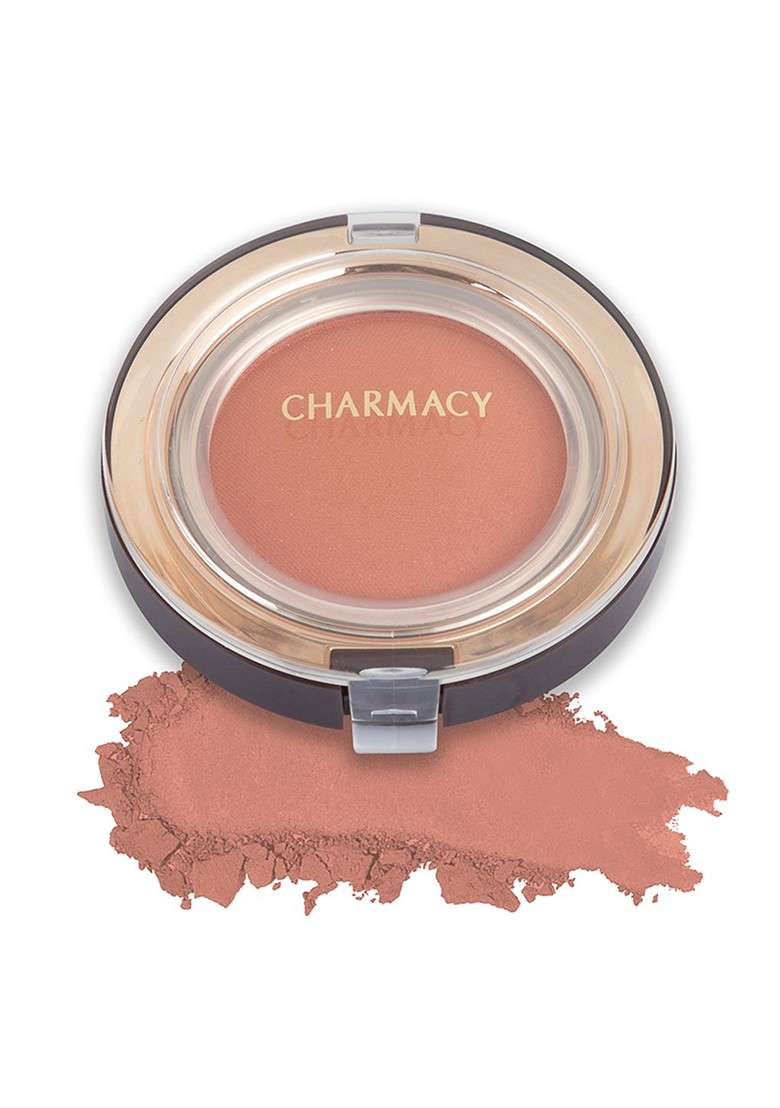 Charmacy Milano Cheek Velvet Soft Vegan Toxin Free Pressed Powder Enhancer 4G Brown 04 - Indya