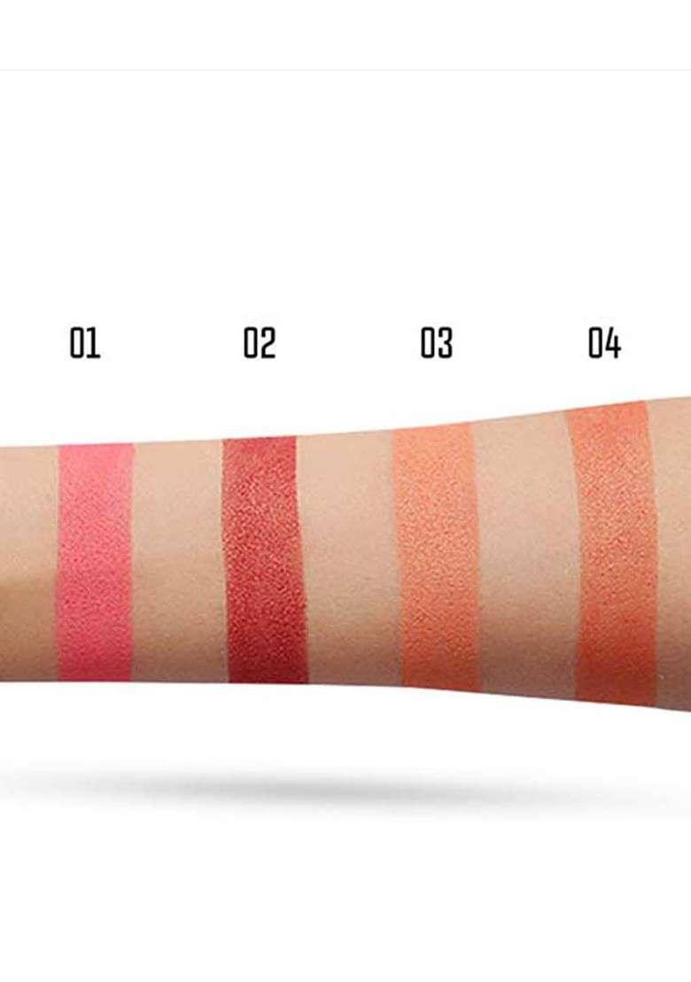 Charmacy Milano Cheek Velvet Soft Vegan Toxin Free Pressed Powder Enhancer 4G Brown 04 - Indya