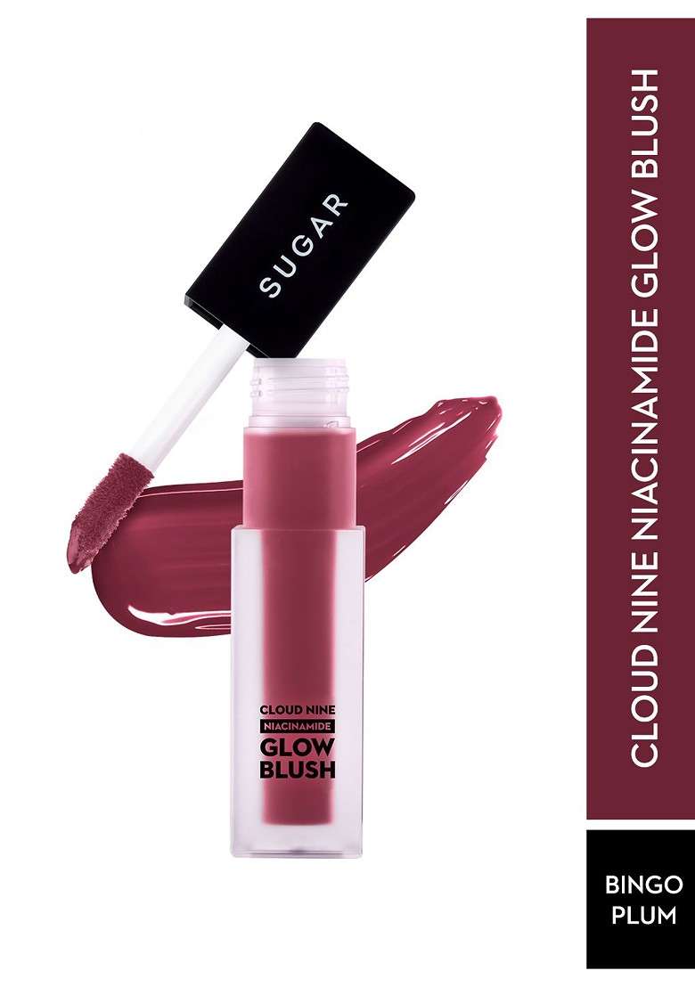 Sugar Cloud Nine Niacinamide Glow Blush 7 6 Ml Bingo Plum 05 - Indya