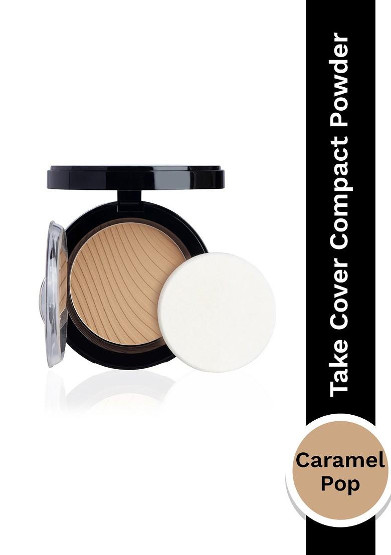 Pac Take Cover Matte Full Coverage Compact Powder Caramel Pop 09