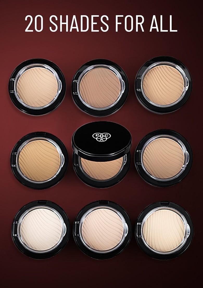 Pac Take Cover Matte Full Coverage Compact Powder Caramel Pop 09