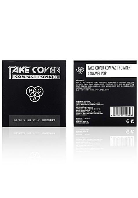 Pac Take Cover Matte Full Coverage Compact Powder Caramel Pop 09