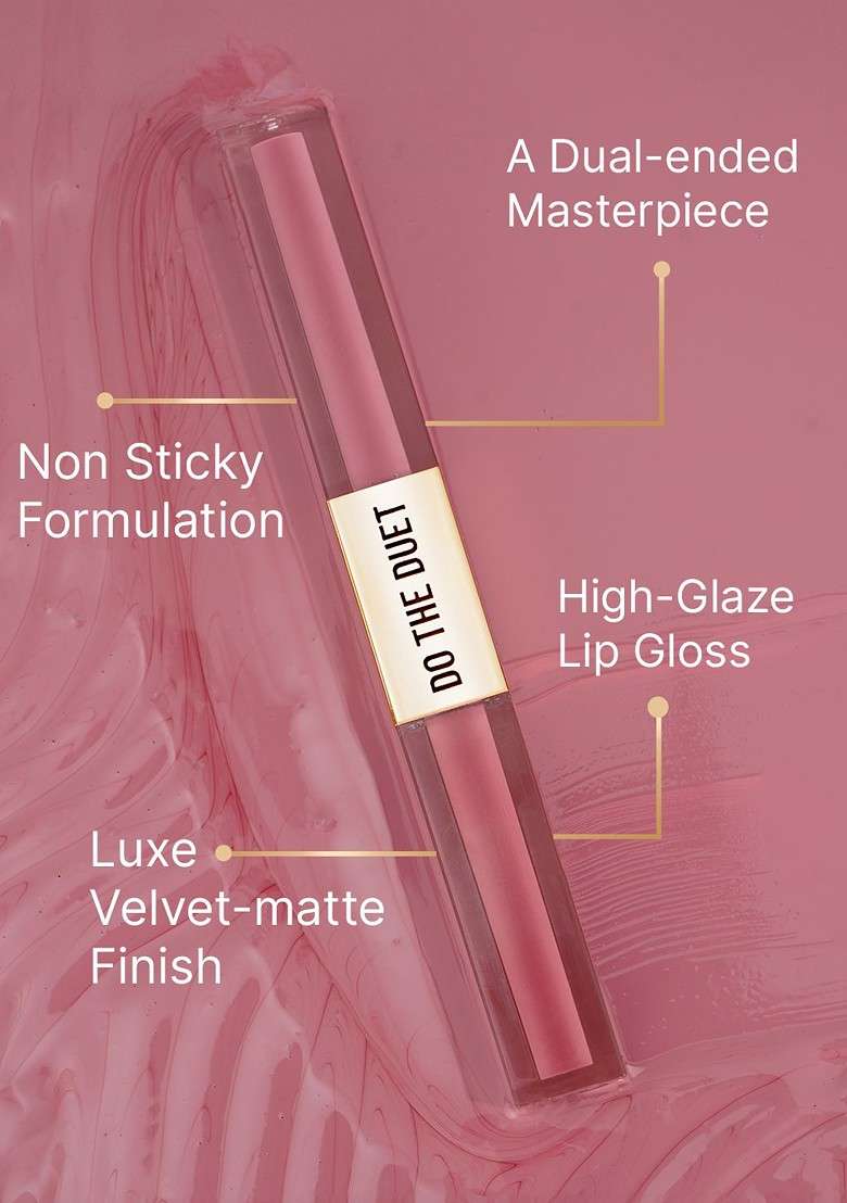 Swiss Beauty Select Do The Duet Lipstick With Vitamin E Jojoba Oil 3Ml Imperial Red 6 - Indya