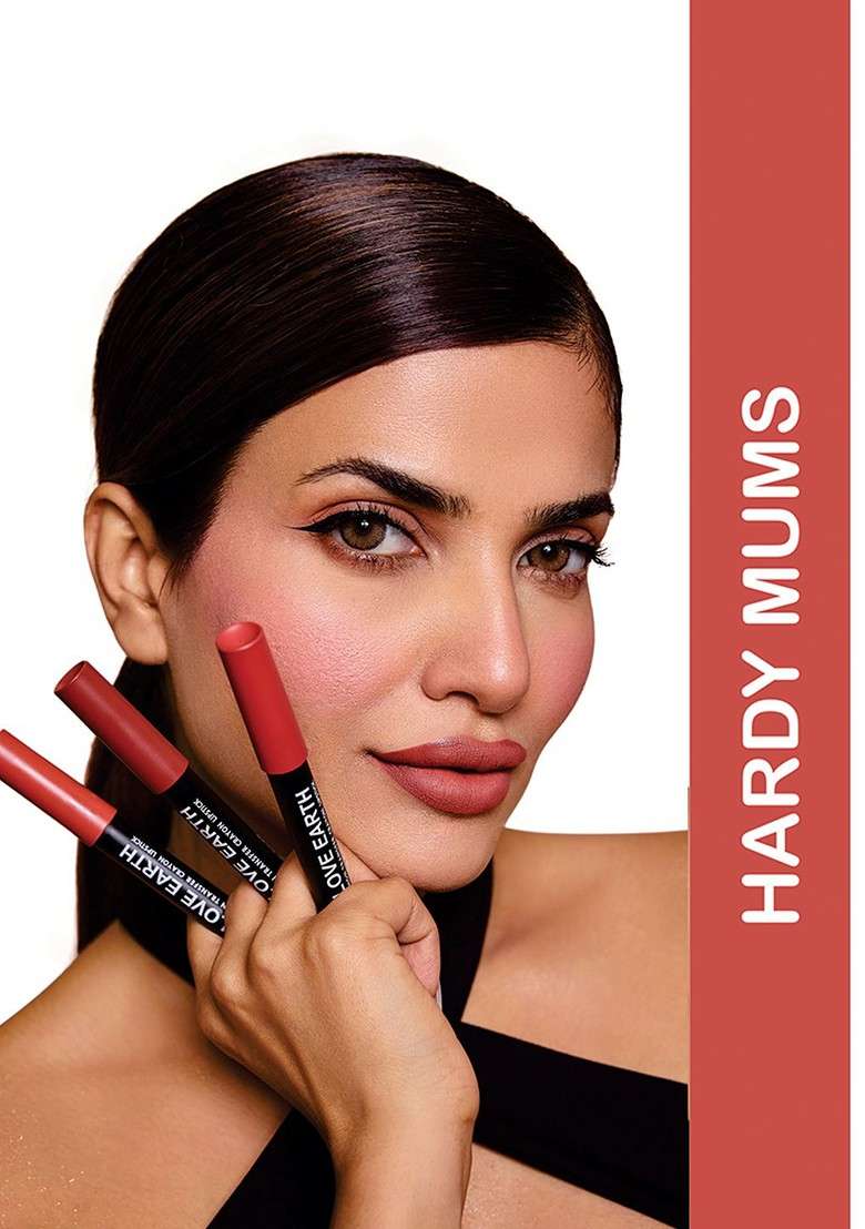 Love Earth Non Transfer Crayon Lipstick 3 5 G Hardy Mums - Indya